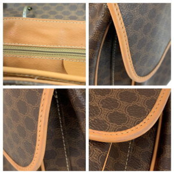 Celine Brown Handbag Leather Macadam - Picture 4 of 9